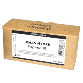 10x 10 ml Weihnachts-Myrrhe-Duftöl- ohne Etikett