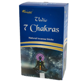 12x Vedische Räucherstäbchen - 7 Chakra