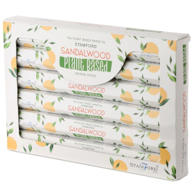 6x Plant Based Incense Sticks - Sandelholz