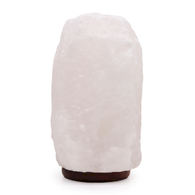 Kristallstein Himalaya-Salzlampe – und Sockel, ca. 8–10 kg
