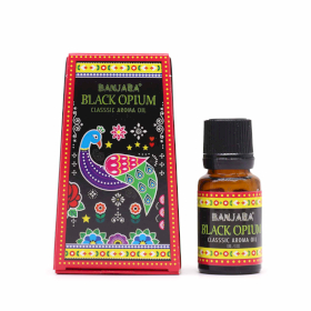 6x Banjara Indisches Duftöl 10ml - Black Opium