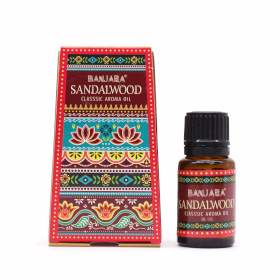 6x Banjara Indisches Duftöl 10ml- Sandalwood