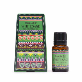 6x Banjara Indisches Duftöl 10ml - White Sage