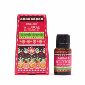 6x Banjara Indisches Duftöl 10ml - Wild Rose