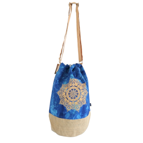 All Natural Rucksack - Blaues Stonewash - Mandala