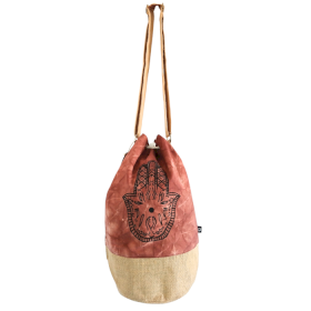 All Natural Rucksack- Terrakotta-Stonewash - Hamsa