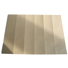 100x Naturbraune Etiketten - 18 pro Blatt A4  63,5x46,6mm